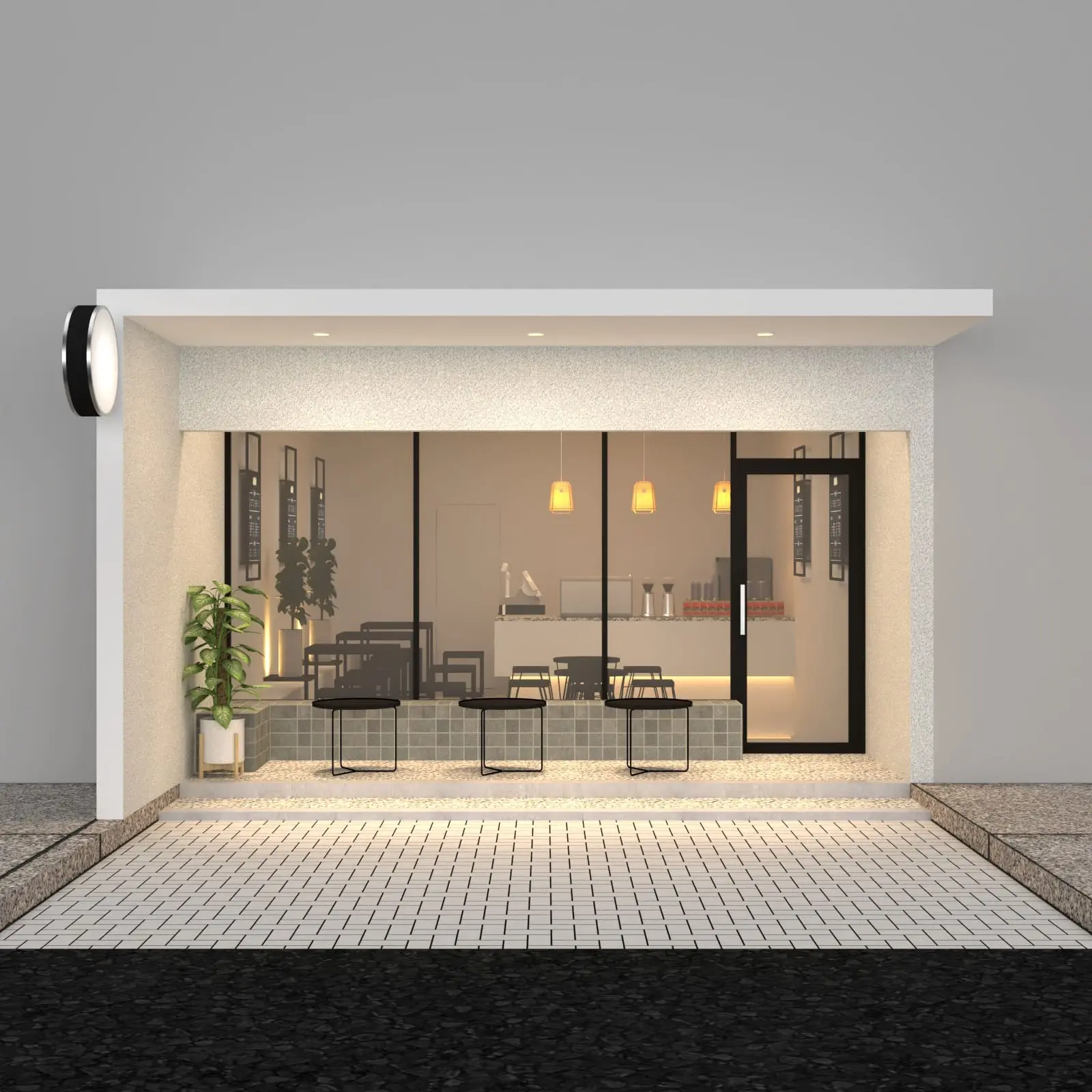 Lighting & Suasana Hangat Interior Cafe - AFARCHITECT.ID