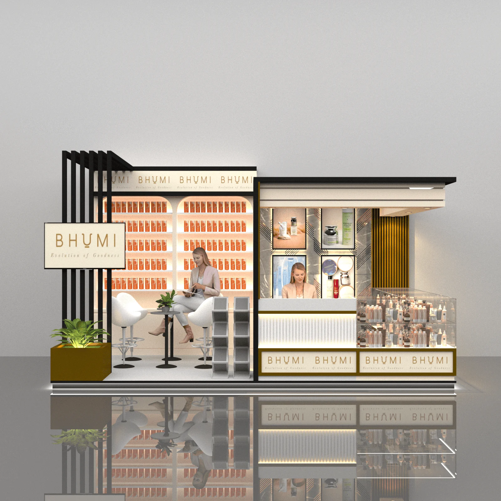Desain Stand Pameran Perusahaan 3D - AFARCHITECT.ID