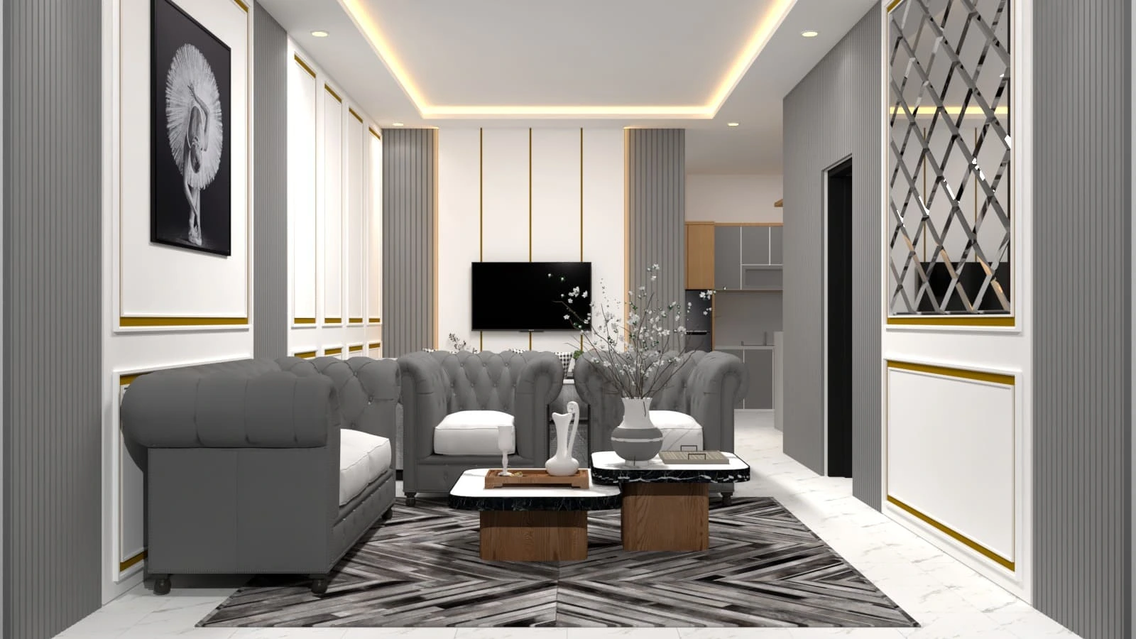Desain Interior Master Bedroom Estetis - AFARCHITECT.ID