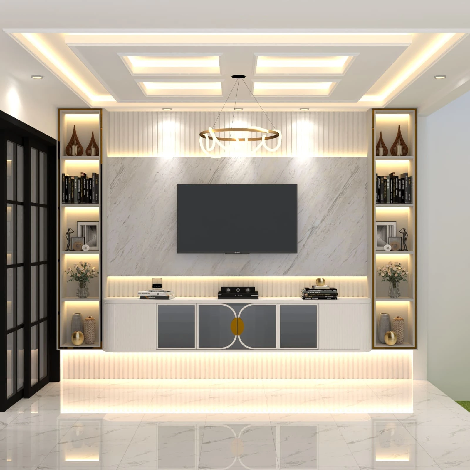 Custom Kitchen Set & Dining Area Modern - AFARCHITECT.ID